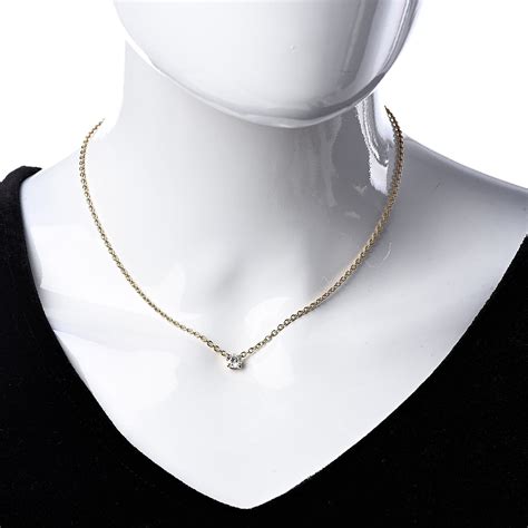 diamond solitaire necklace cartier|cartier gold necklace.